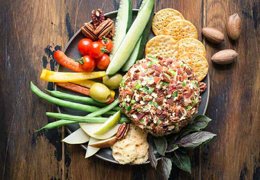 Pecan, Bacon, and Jalapeño Cheese Ball