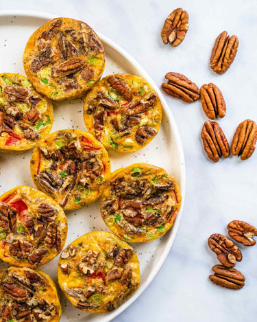 Pecan and Veggie Mini Frittatas