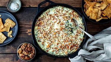 Pecan Spinach Artichoke Dip