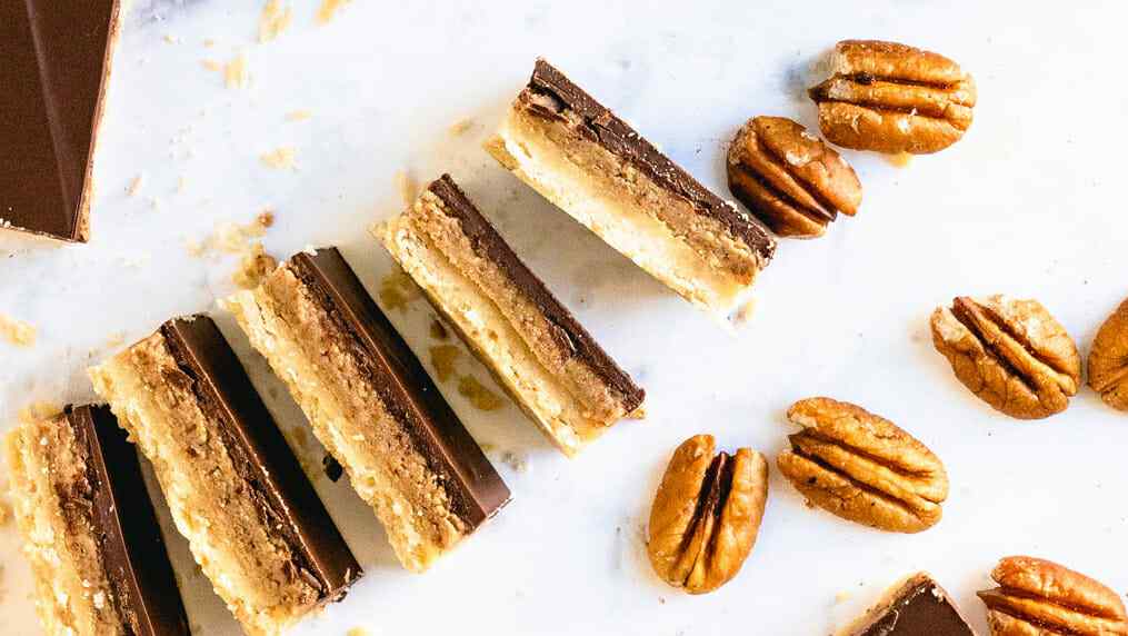 Pecan Butter Millionaire Bars