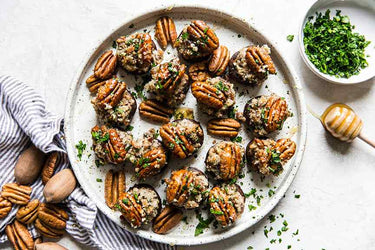 Pecan Stuffed Mushrooms