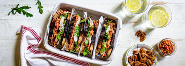 Chicken and Pecan Muhammara Sandwiches