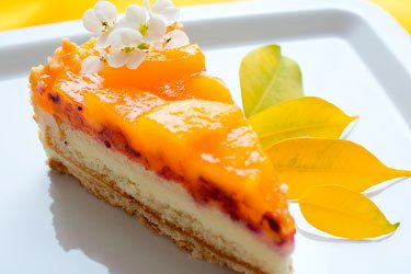 Cream Cheese Peach Tart