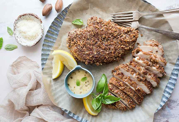 Pecan Parmesan Crusted Chicken