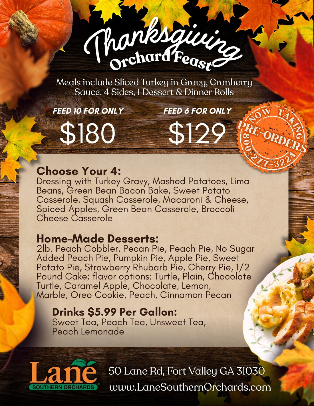 Thanksgiving Orchard Feast