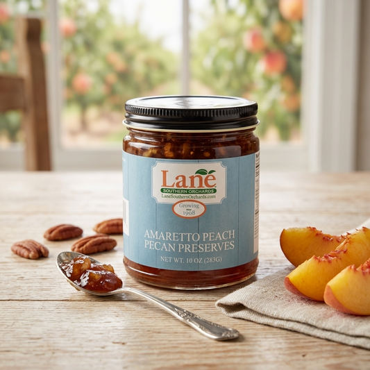 Amaretto Peach Pecan Preserves