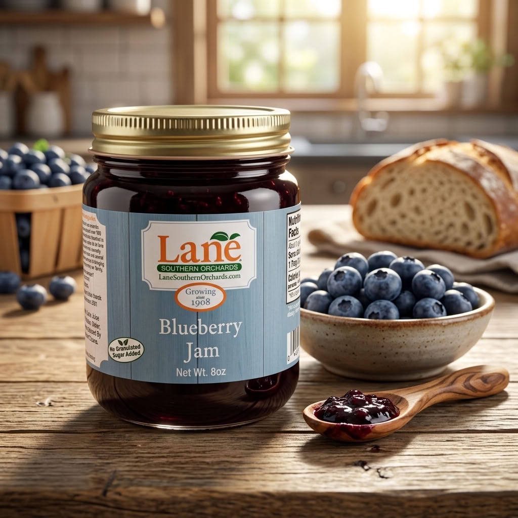 No Sugar Added Blueberry Jam