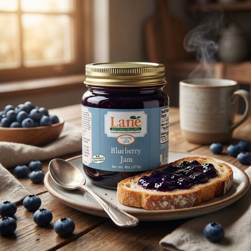 No Sugar Added Blueberry Jam