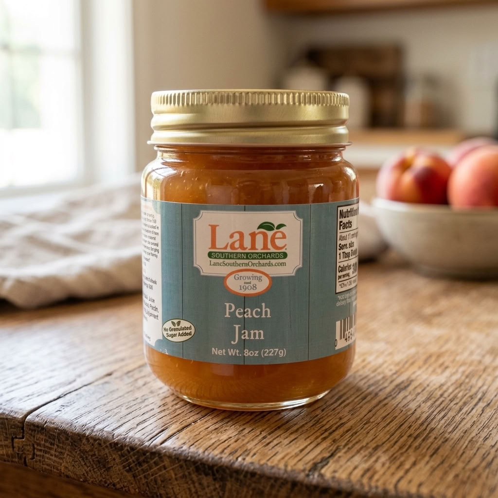 No Sugar Added Peach Jam