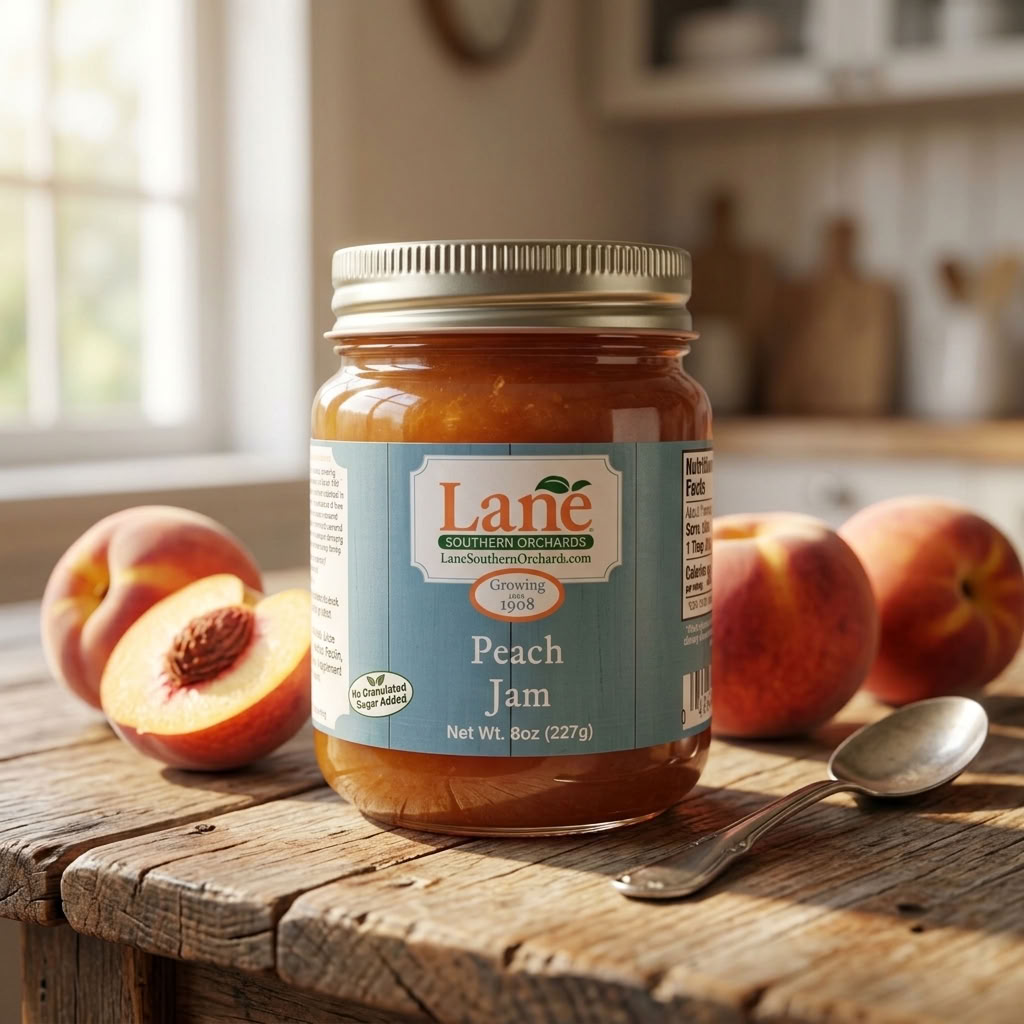 No Sugar Added Peach Jam