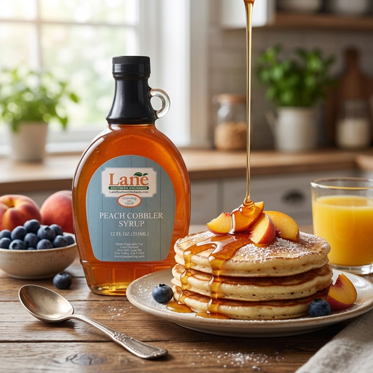 Peach Cobbler Syrup