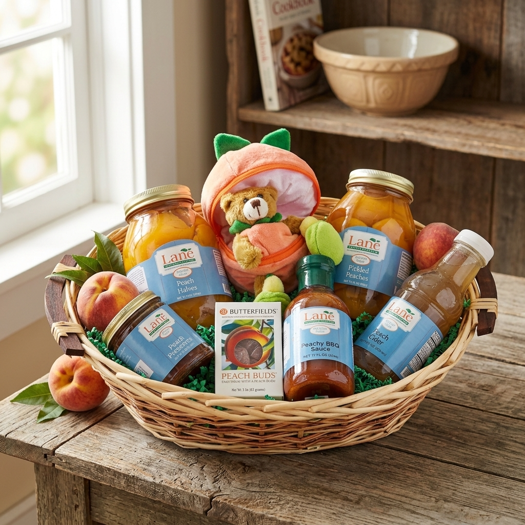 Perfectly Peachy Gift Basket